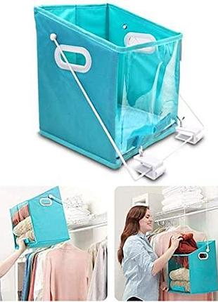 Органайзер – корзина для вещей ∙ ящик для хранения универсальный складной closet caddy