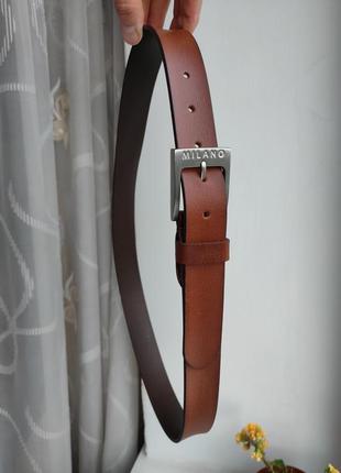 Кожаный ремень milano belts real leather