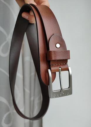 Кожаный ремень milano belts real leather