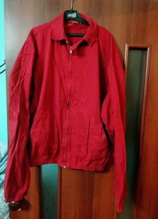 Куртка брендовая красная2 фото