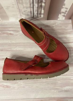 Кожаные туфли clarks🌿37р4 фото