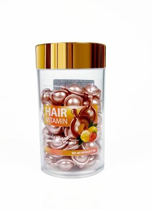 Капсулы для волос lenika с маслом марулы и экстрактом клубники , 1 мл1 фото
