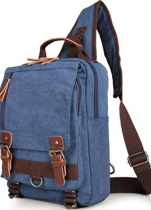 Рюкзак vintage 14482 синий