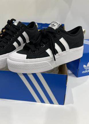 Кеды кроссовки adidas nizza platform новые оригинал 39,5, 40 us 8 1/22 фото