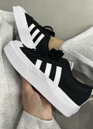 Кеды кроссовки adidas nizza platform новые оригинал 39,5, 40 us 8 1/28 фото