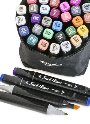 Набор двусторонних художественных маркеров для скетчинга 36 шт / маркеры для рисования на бумаге sketch marker