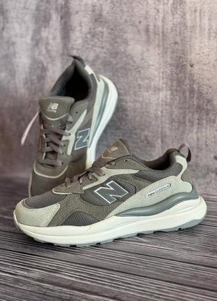 Р.40-44 кроссовки new balance running silver nb018