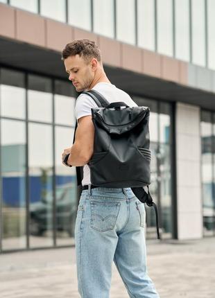 Чоловічий рюкзак ролл sambag rolltop x чорний7 фото