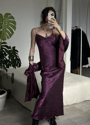 Роскошное длинное вечернее платье с перламутровым эффектов. платье для театра, с накидкой10 фото