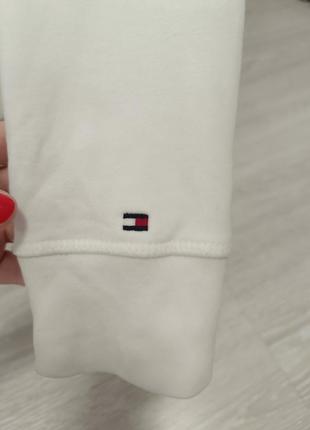 Худи худи толстовка белая с капюшоном капшоном tommy hilfiger кофта белая капшон капюшон3 фото