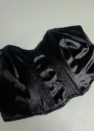 Корсет жіночий елегантний , корсет чорний , корсет трендовий4 фото