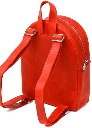Вінтажний компактний жіночий рюкзак shvigel 16312 червоний2 фото