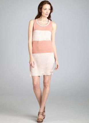 See by chloe платье в стиле колор-блок с фестонами1 фото