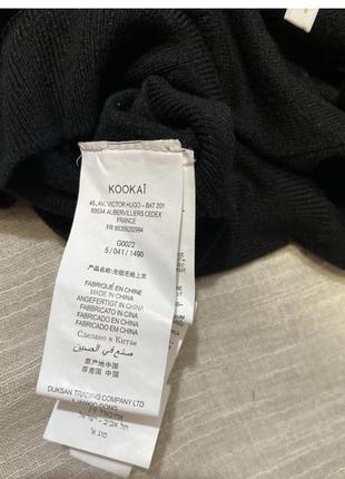 Kookai шикарная черная блузка с шелком в виде нова известного бренда (франзия)3 фото