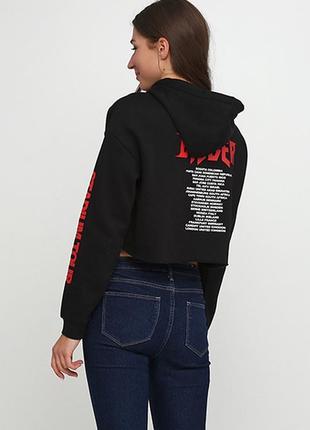 Короткое худи h&m4 фото