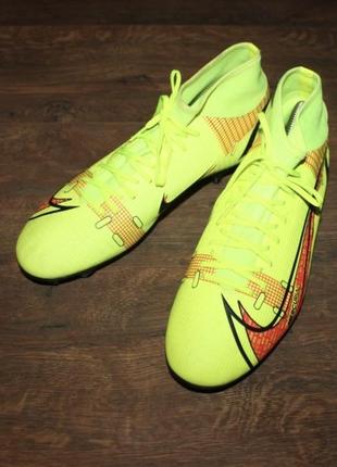 Бутсы гибриды nike mercurial superfly academy