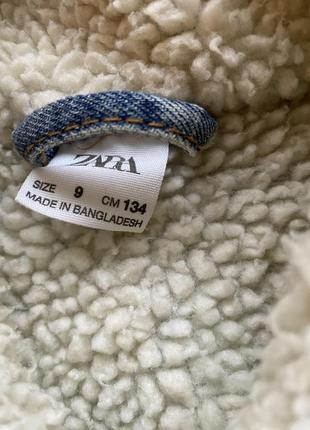 Джинсова куртка zara 1343 фото