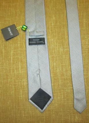 Новый шелковый галстук gianni feraud оригинал 100% шелк3 фото