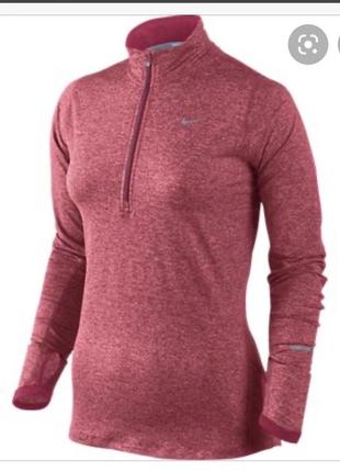Nike dri-fit element кофта лонгслив для тренувань спорту
