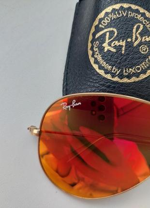 Очки ray ban 3025 aviator large metal оригинал2 фото