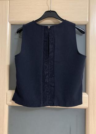 Шикарная кружевная топ-блуза, h&m, размер с/м3 фото