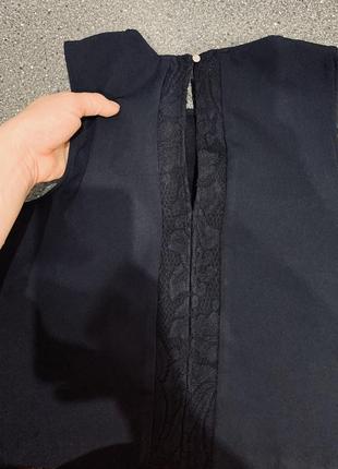 Шикарная кружевная топ-блуза, h&m, размер с/м8 фото