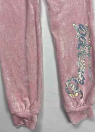 Новые primark пижамные домашние штаны девочка 5-6р/116см розовые4 фото