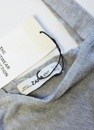 Подовжений джемпер кофта з відкритими плечима від zara6 фото