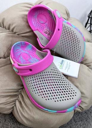 Детские кроксы сабо crocs literide 360 kids все размеры в наличии