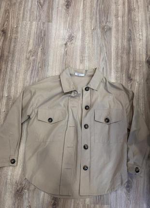 Рубашка из плотной ткани