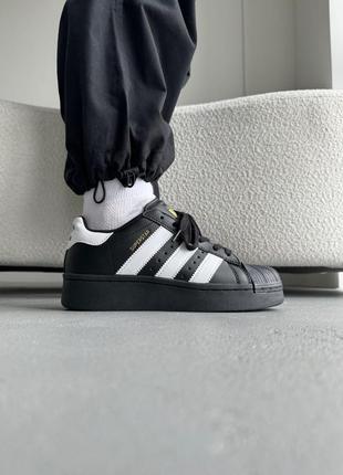 Кроссовки adidas superstar xlg black1 фото