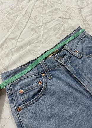 Levis, голубые джинсы женские ribcage wide leg 26/346 фото