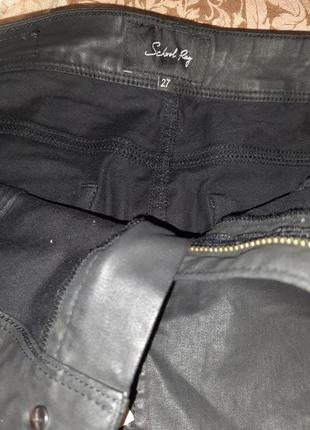 Стильная джинсовая юбка-карандаш school rag paris. размер 27, s.5 фото