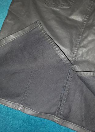 Стильная джинсовая юбка-карандаш school rag paris. размер 27, s.6 фото