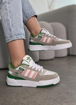 Адидас форум кеды adidas forum зеленые1 фото