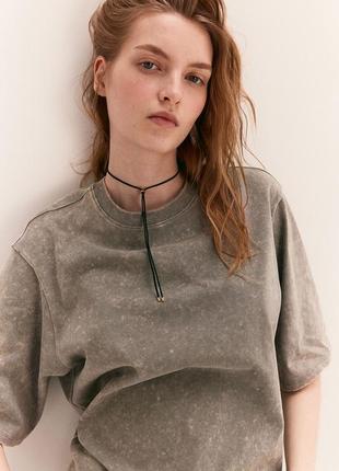 Варена футболка оверсайз h&m 1206236020