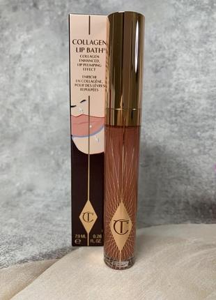 Оригінал колагеновий блиск для губ collagen lip bath charlotte tilbury відтінок rosy glow8 фото