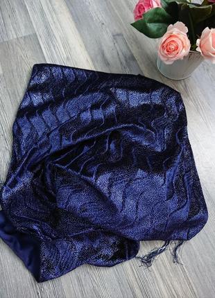Красивый бархатный шарф палатин косынка4 фото