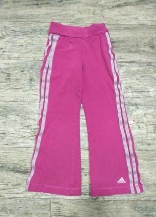 Спортивные штаны для девочки 4-5 лет adidas