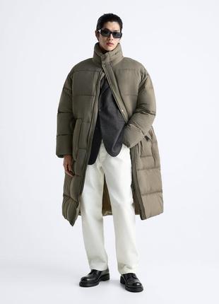 Мужская длинная куртка zara