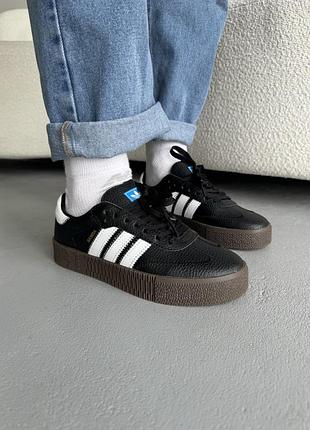 Кроссовки adidas samba rose w black gum