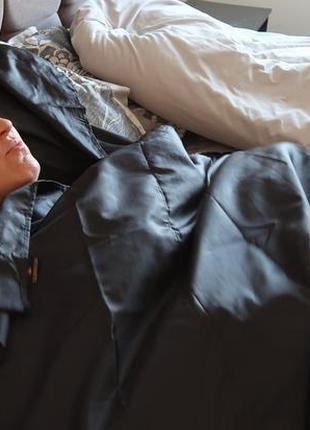 Tannco шовковий тонкий спальний мішок літній чорний спальник5 фото