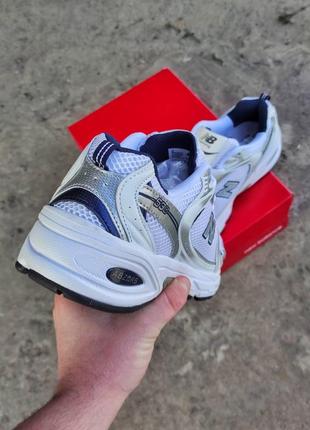 Кроссовки new balance 530 white silver  🔤производитель вьетнам (топ качество)  🔤размеры 362 фото