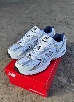 Кроссовки new balance 530 white silver  🔤производитель вьетнам (топ качество)  🔤размеры 364 фото