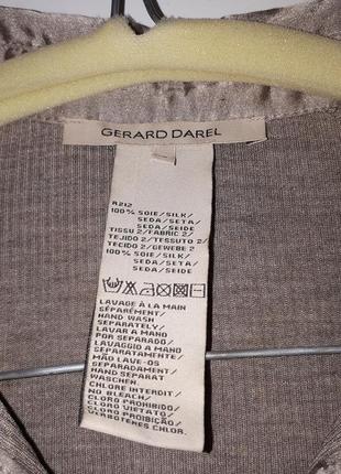 Блуза шёлк gerard darel франция оригинал + подарок4 фото