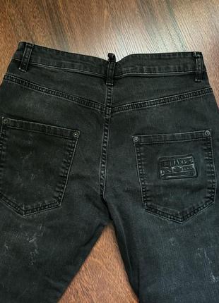 Джинси чоловічі dsquared чорні 3