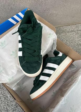 Распродажа ❗️ замшевые кроссовки adidas campus forest glade green premium4 фото