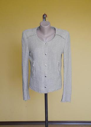 Жакет-піджак-тренч  як льон на 46-48 розмір stile benetton