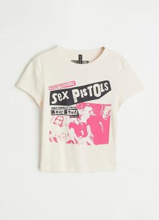 Топ sex pistols / футболка / в стилі nana vivienne westwood / панк / punk / мерч / h&m1 фото