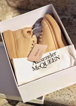 Alexander mcqueen beige 🆕 осінні кросівки маквин 🆕 купити накладений платіж6 фото